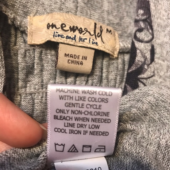 One World ⚜️ Set of Two Bohemian Style Tops - Picture 8 of 8